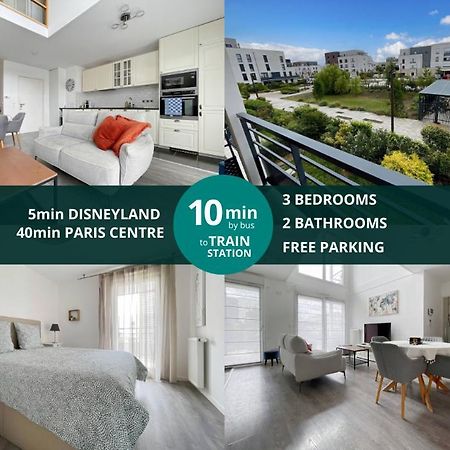 Le Colisee - Appartement Duplex Pour 6 A Disneyland Paris Монтеврен Экстерьер фото